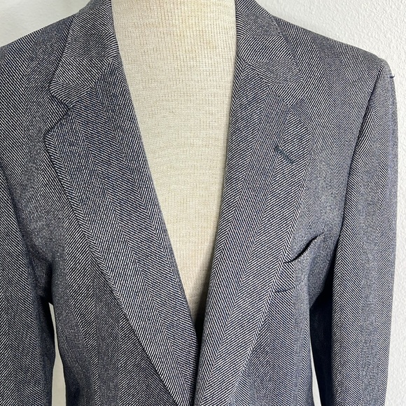 🔹 Lanvin Wool Herringbone Sportcoat - Picture 3 of 11